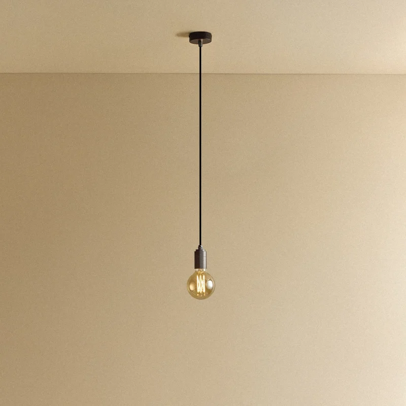 Elva Pendant Light Tinted in Graphite
