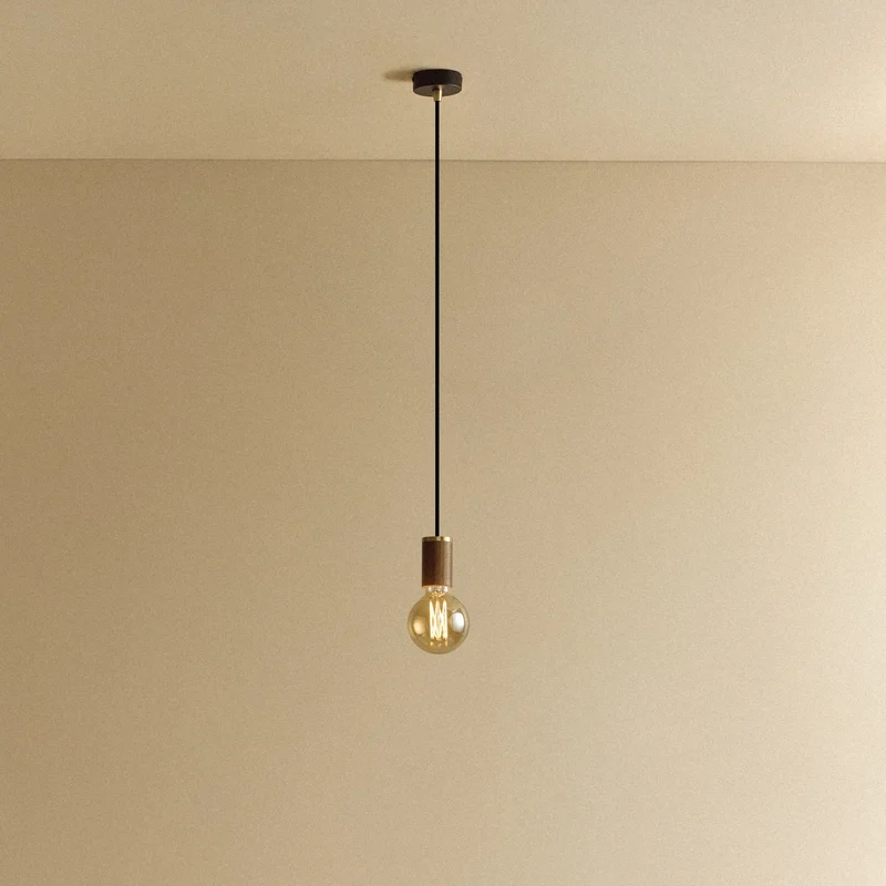 Elva Pendant Light Tinted in Walnut