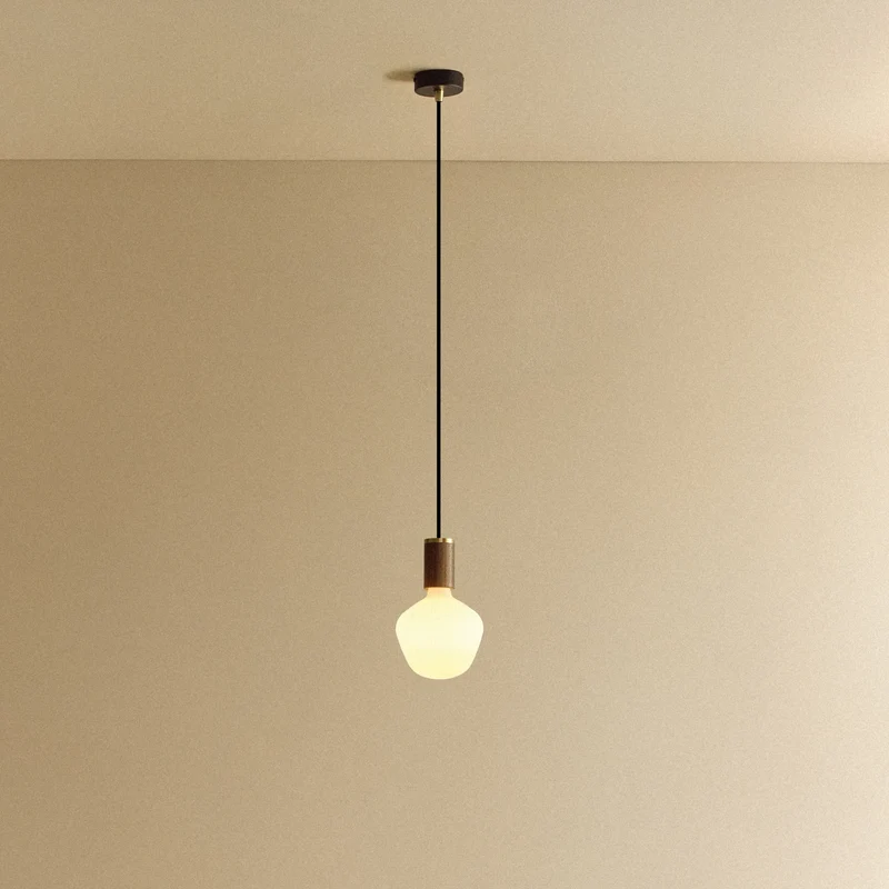 Enno Pendant Light in Walnut