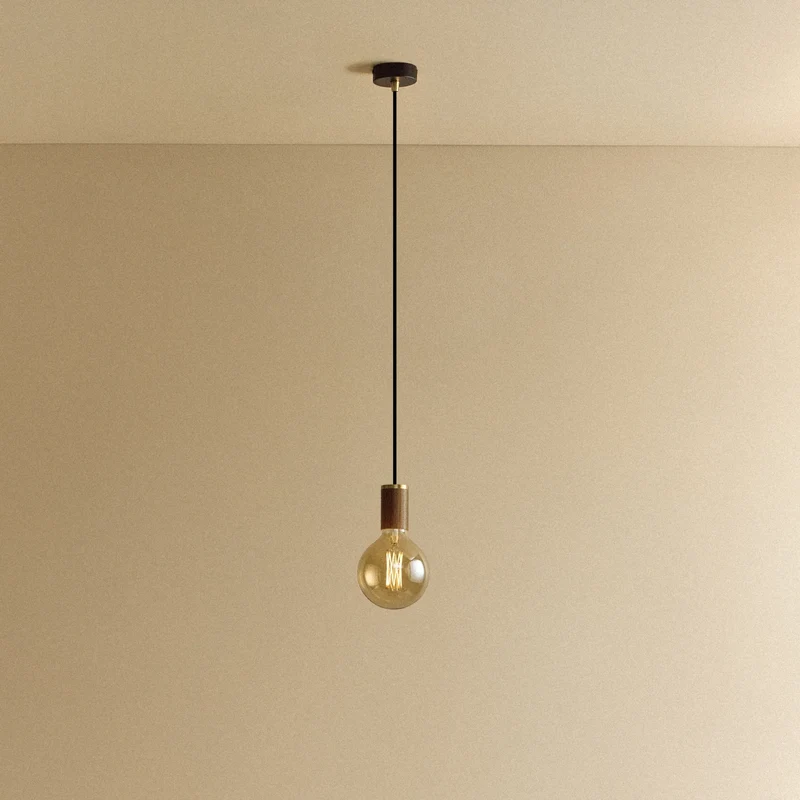 Gaia Pendant Light in Walnut