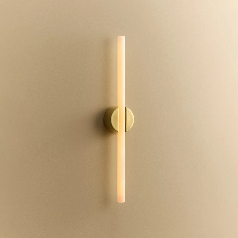 Kilter Wall Light in Solid Brass