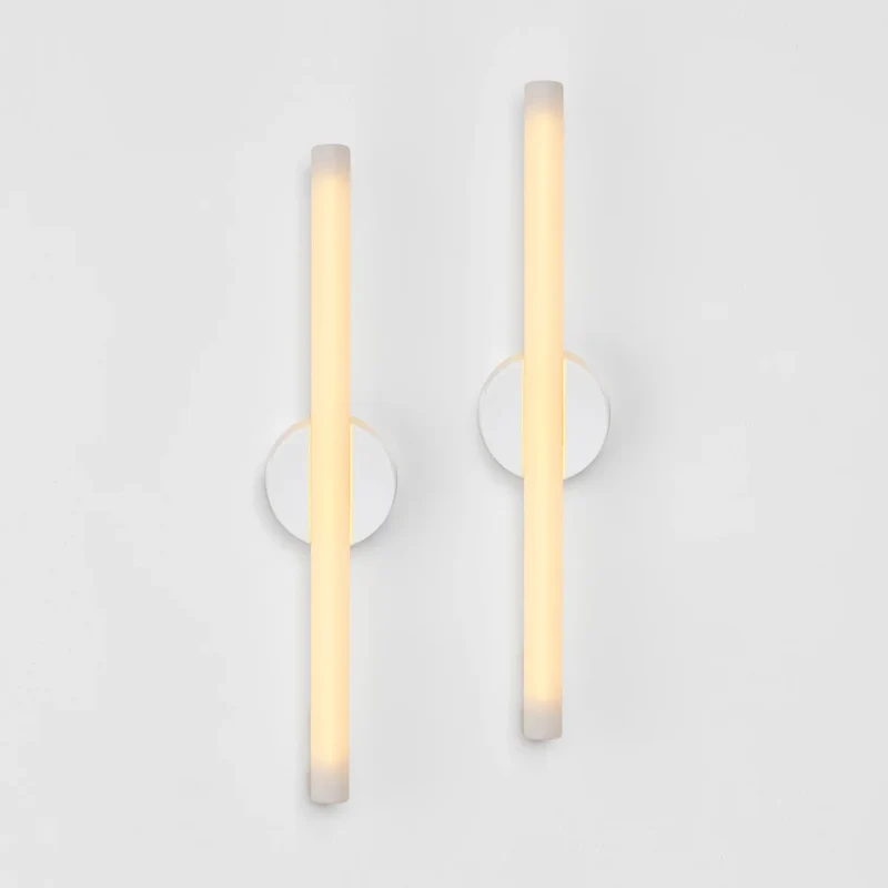 Kilter Wall Light in White - Set of 2