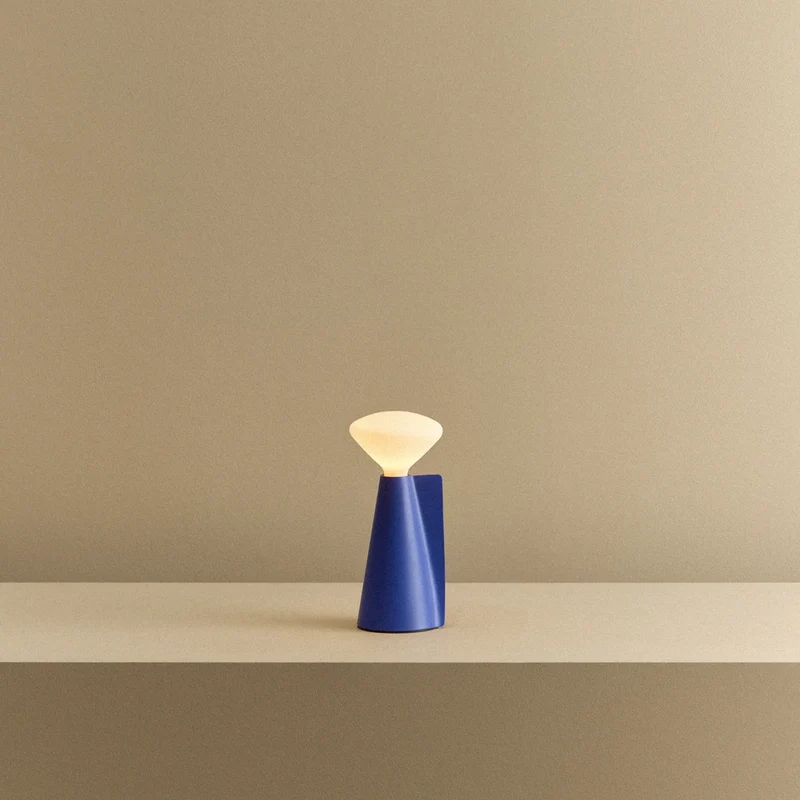 Mantle Portable Lamp in Azure Blue