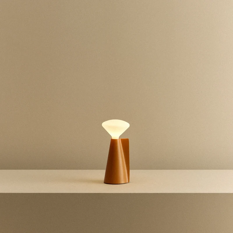 Mantle Portable Lamp in Claycourt Orange