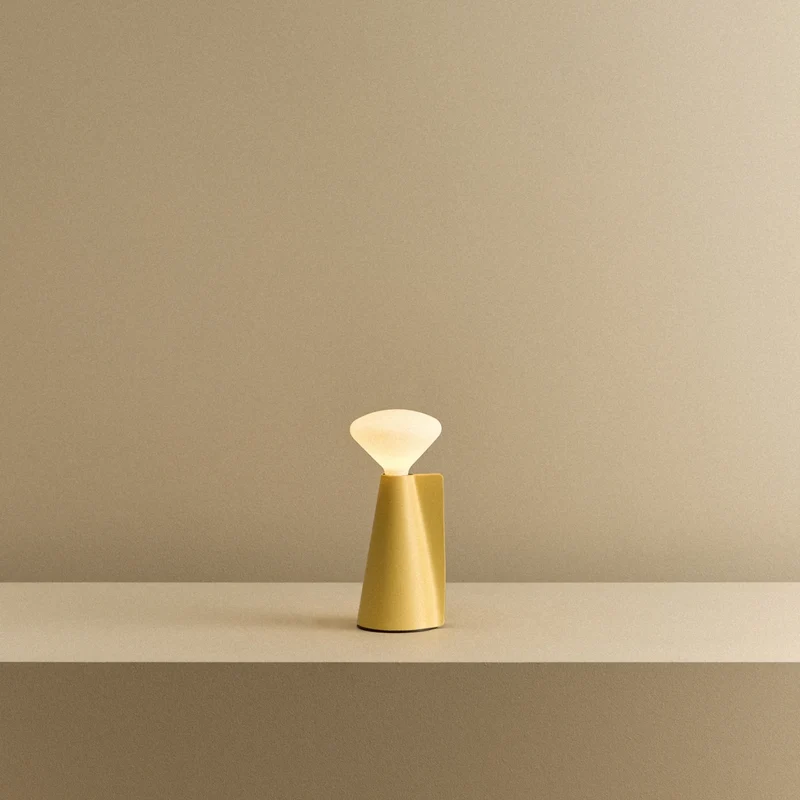 Mantle Portable Lamp in Posset Yellow
