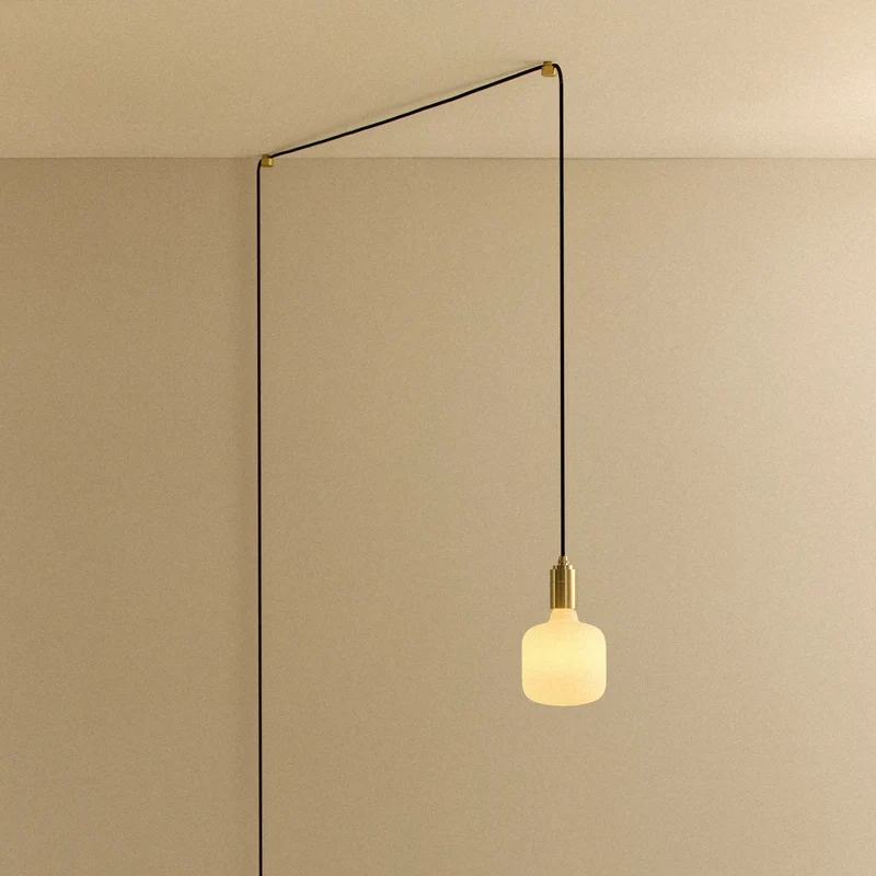 Oblo Plug-In Pendant in Brass