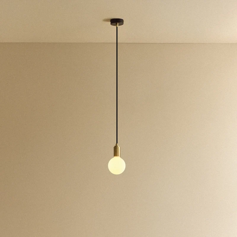 Porcelain II Pendant Light in Brass