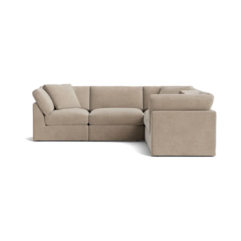 Get Together™ 5-Piece Modular Sectional Closed, Standard, Champagne