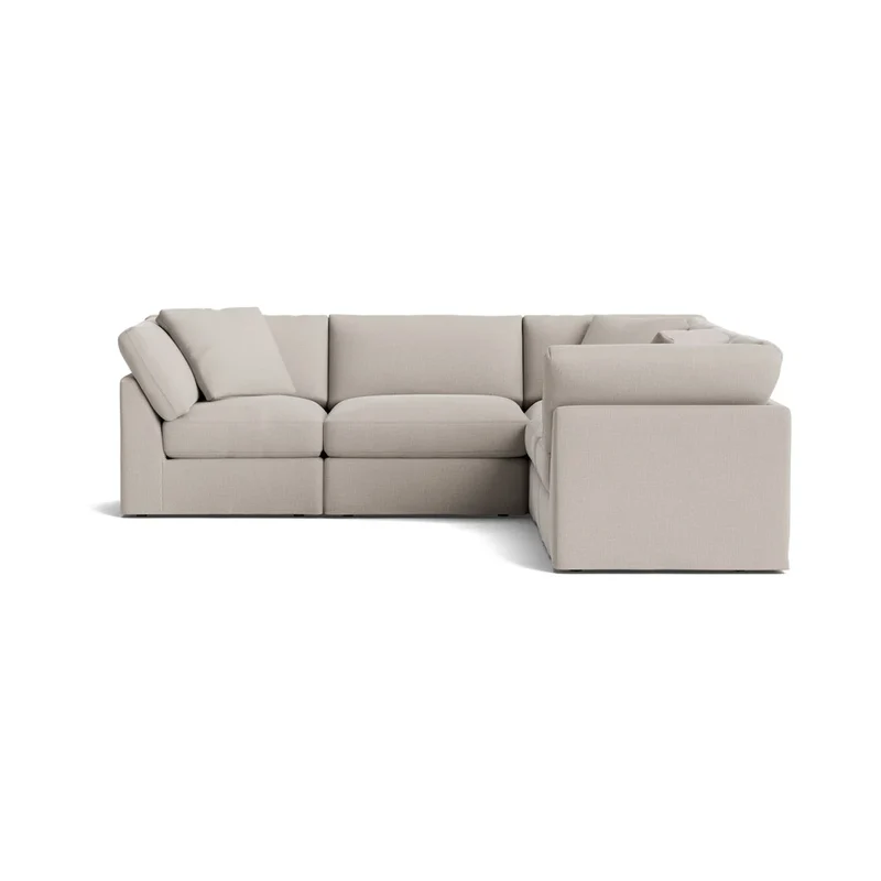 Get Together™ 5-Piece Modular Sectional Closed, Standard, Clay