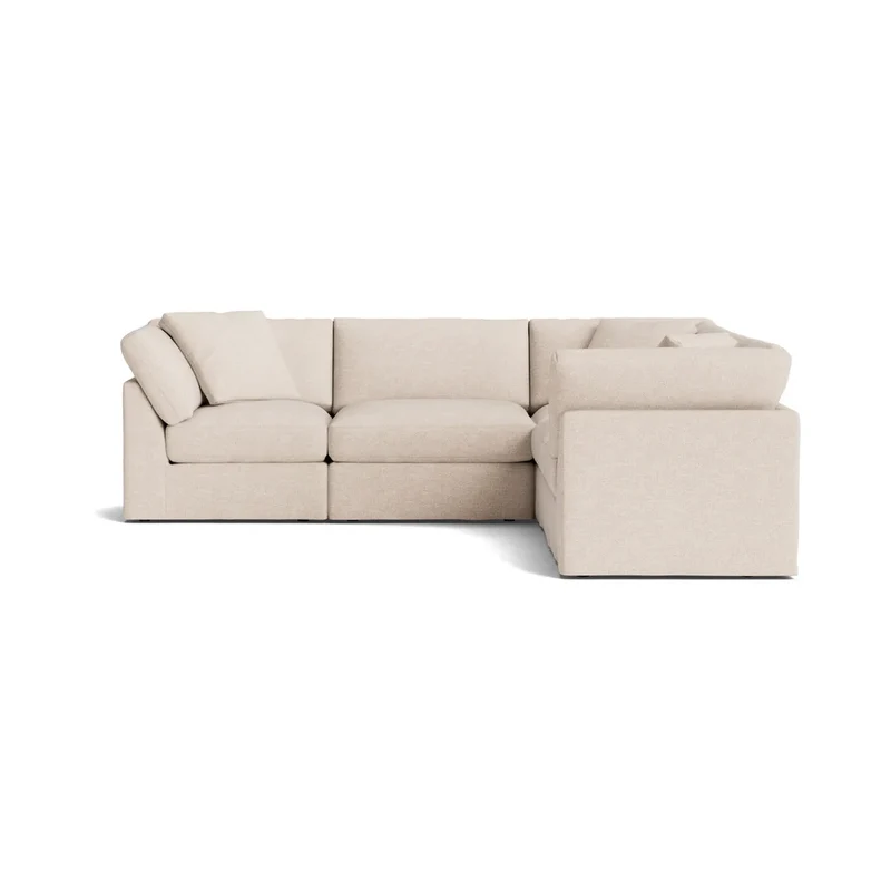 Get Together™ 5-Piece Modular Sectional Closed, Standard, Sunbeam
