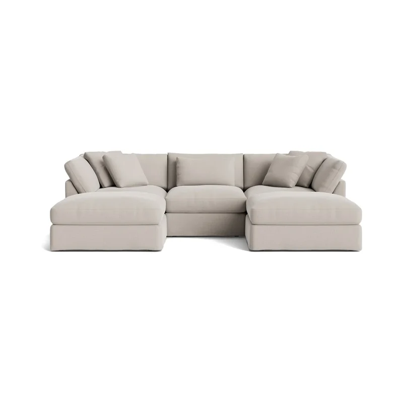 Get Together™ 5-Piece Modular U-Shaped Sectional, Large, Clay