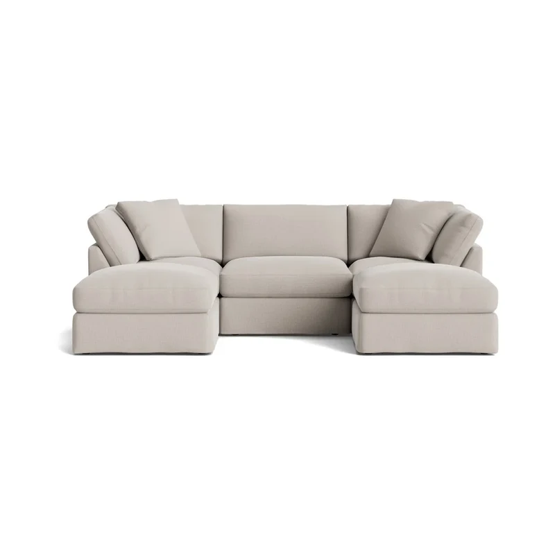 Get Together™ 5-Piece Modular U-Shaped Sectional, Standard, Clay