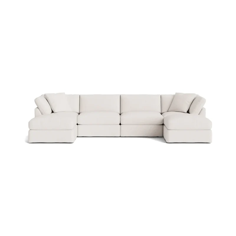 Get Together™ 6-Piece Modular U-Shaped Sectional, Standard, Nomad Snow