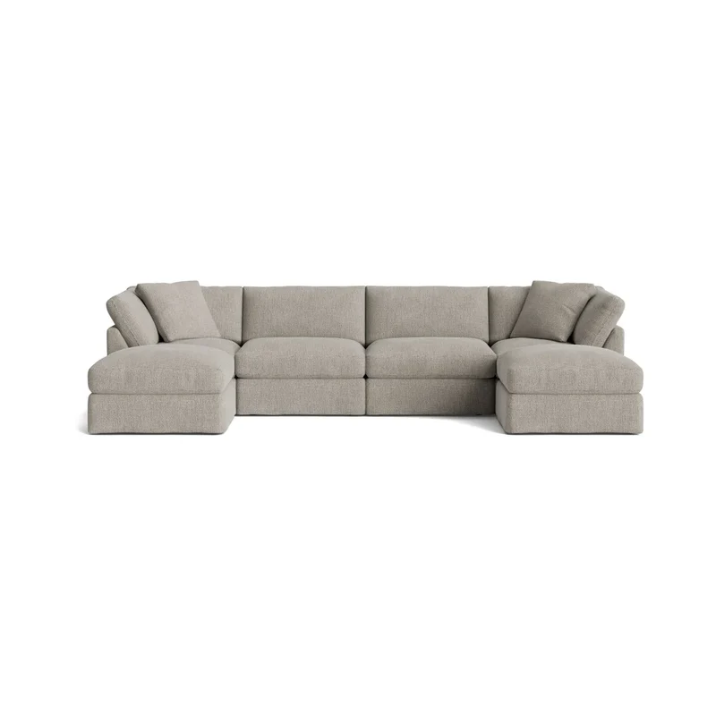 Get Together™ 6-Piece Modular U-Shaped Sectional, Standard, Oatmeal