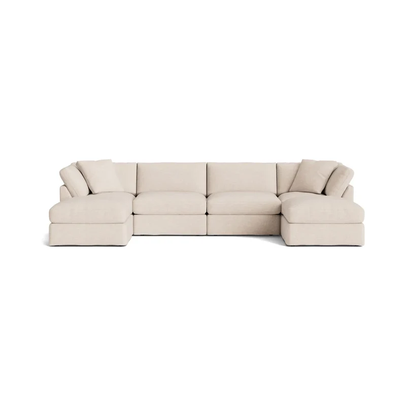 Get Together™ 6-Piece Modular U-Shaped Sectional, Standard, Sunbeam