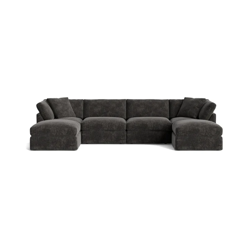 Get Together™ 6-Piece Modular U-Shaped Sectional, Standard, Truffle