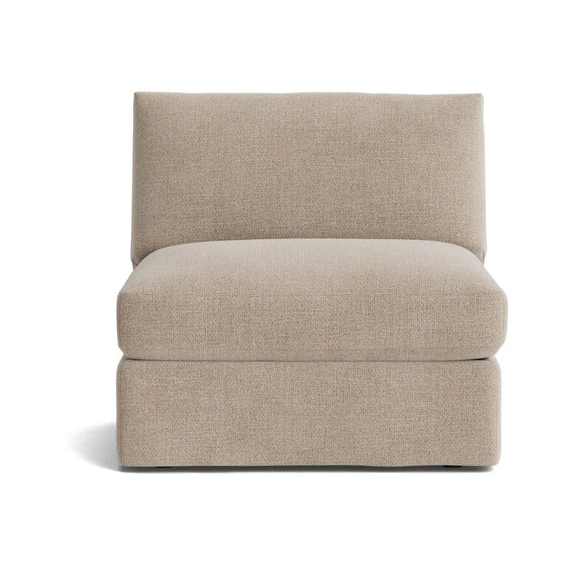Get Together™ Armless Chair, Large, Champagne