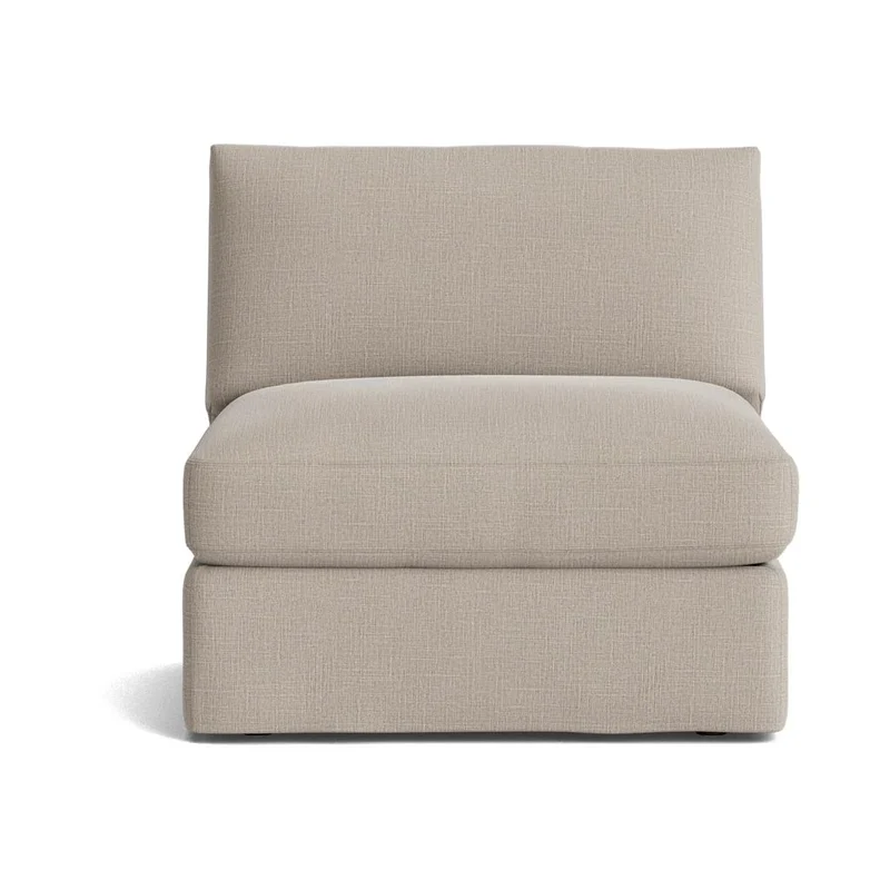 Get Together™ Armless Chair, Standard, Light Pebble