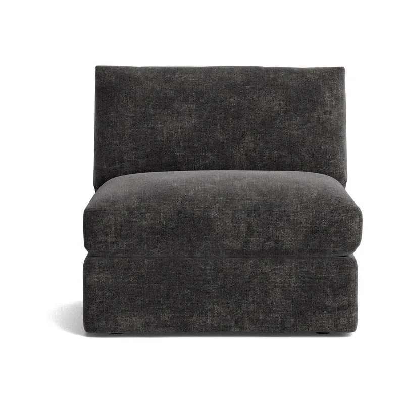 Get Together™ Armless Chair, Standard, Truffle