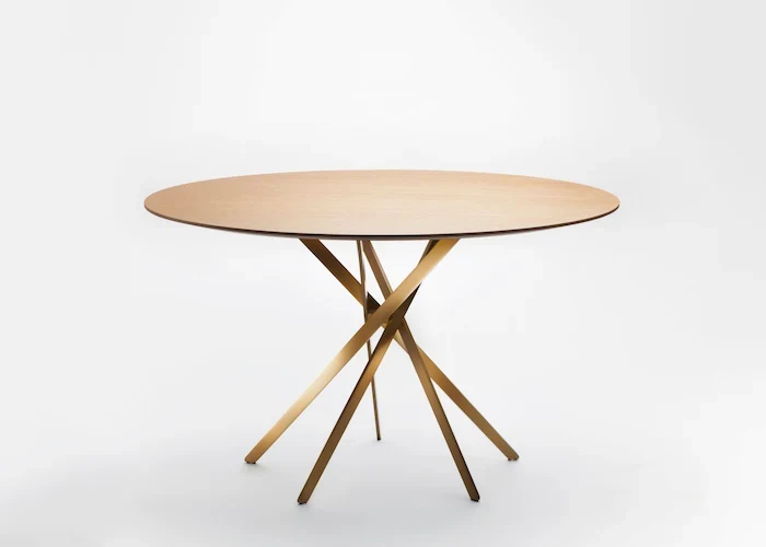 Table IKI | Chêne Naturel et Piétement Métal