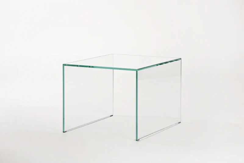 Table d'appoint Zen 2 Brothers | verre trempé extra-clair — Adentro Studio