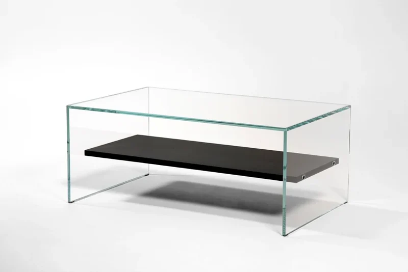 Table Basse Zen 1 | Verre Trempé et Bois