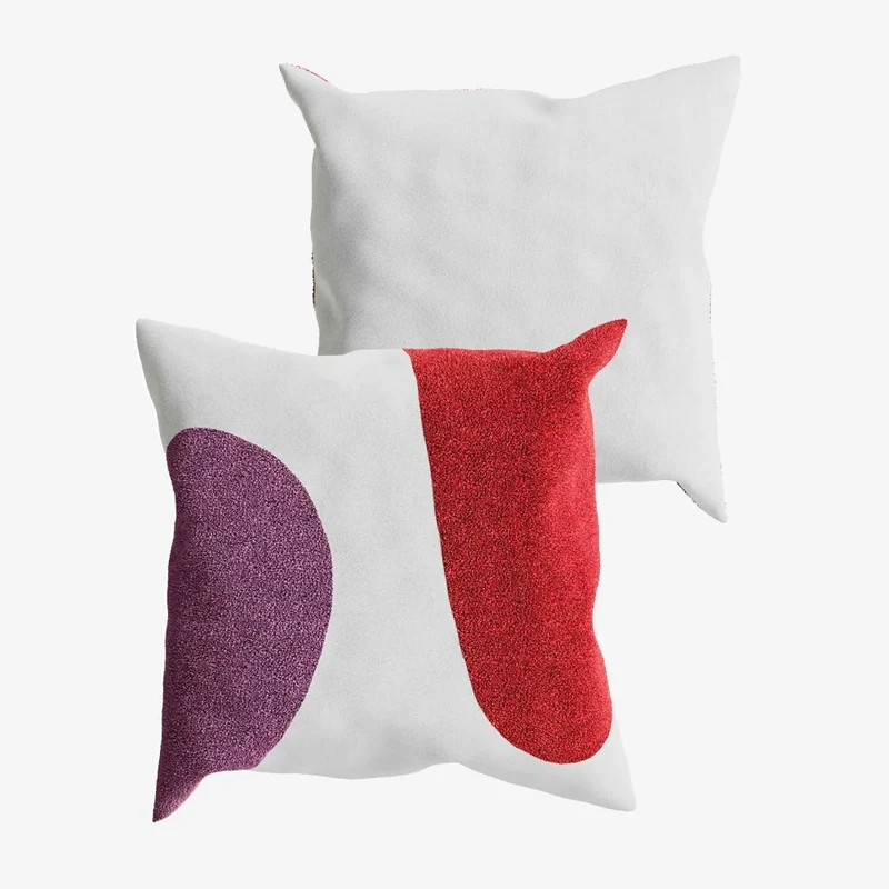 Coussin brod , design moderne et color Lima