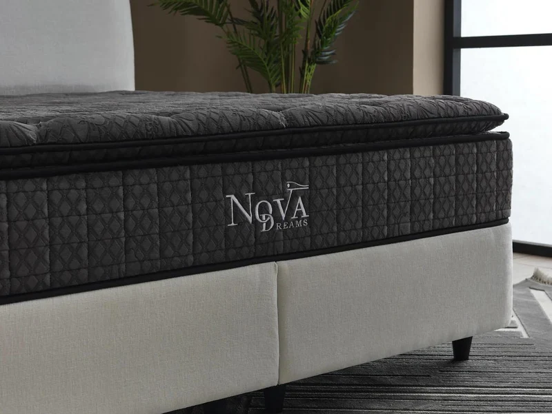 Matelas PELUCHE noir 32cm avec surmatelas