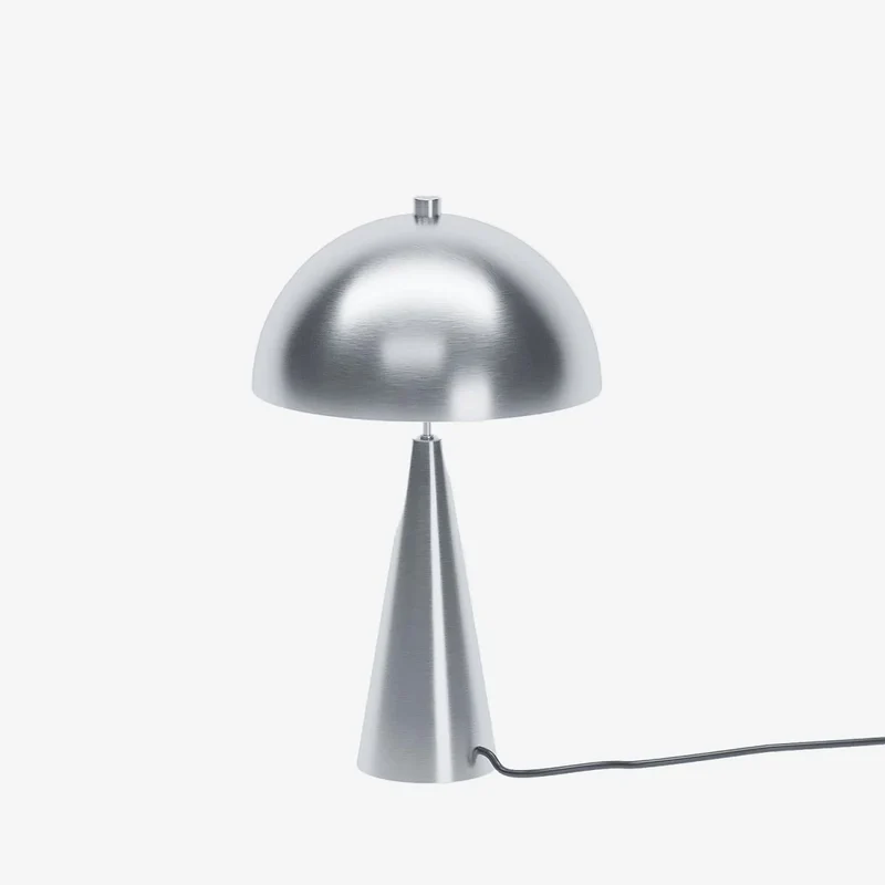 Lampe champignon poser en m tal argent Monet