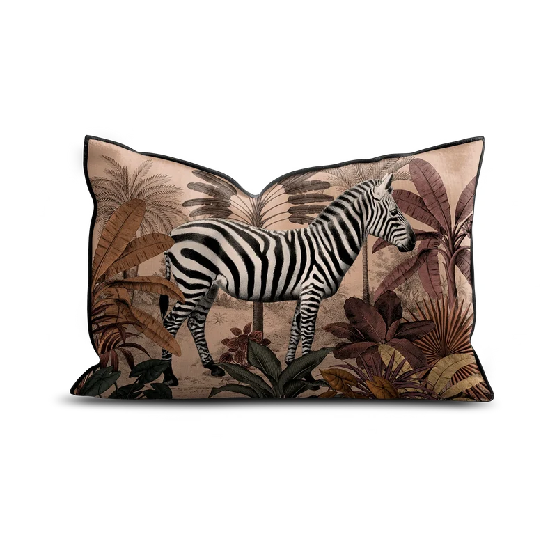 Coussin velours Amazon