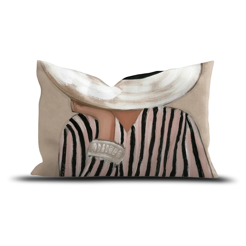 Coussin velours Canterbury