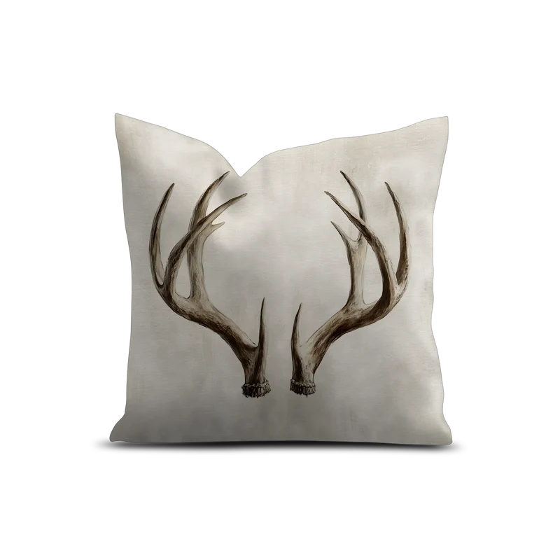 Coussin Velours Cerf Sils Maria