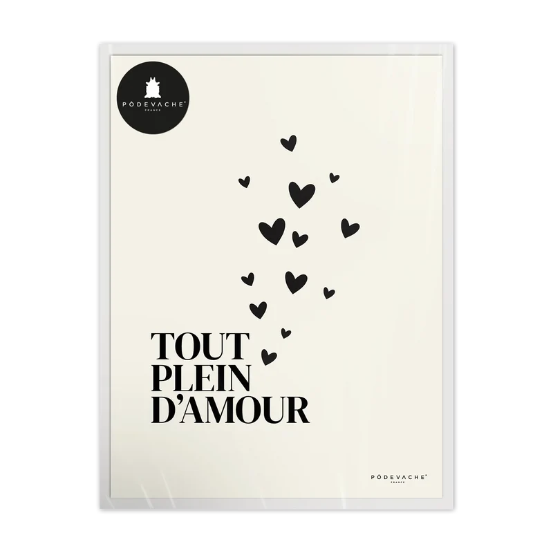 Affiche ou affiche encadrée Plein d'Amour