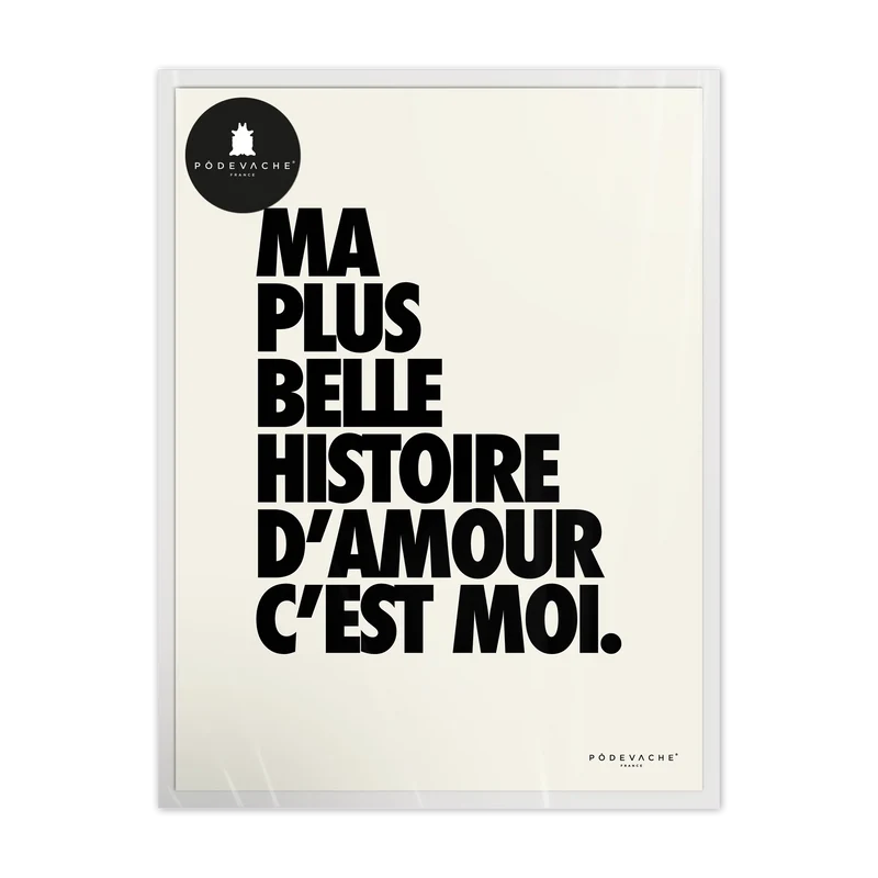Affiche ou affiche encadrée Plus Belle Histoire
