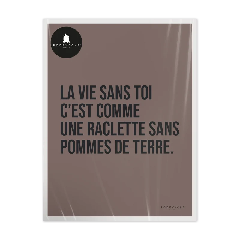 Affiche ou affiche encadrée Raclette