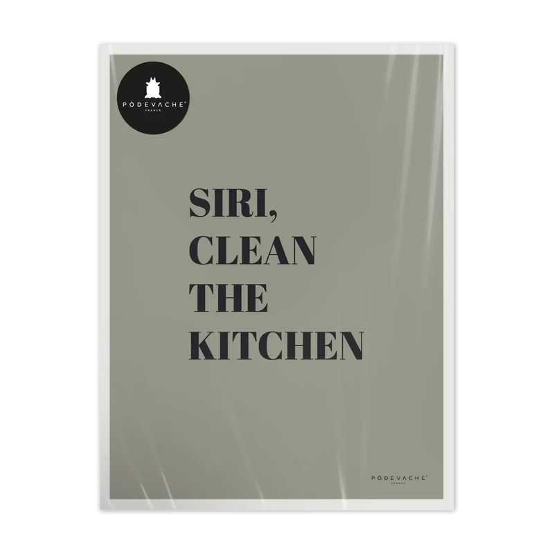 Affiche ou affiche encadrée Siri