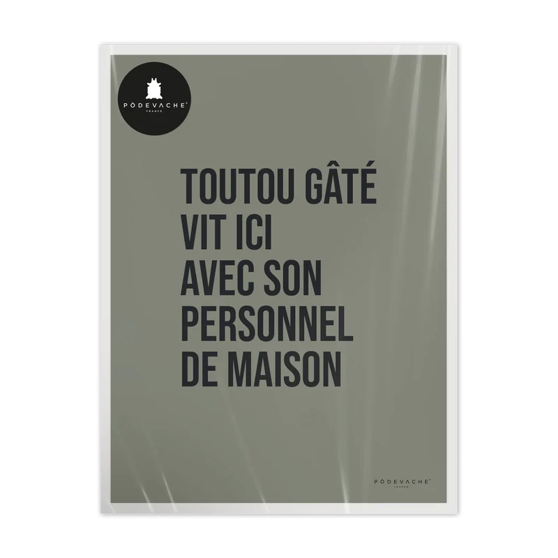 Affiche ou affiche encadrée Toutou