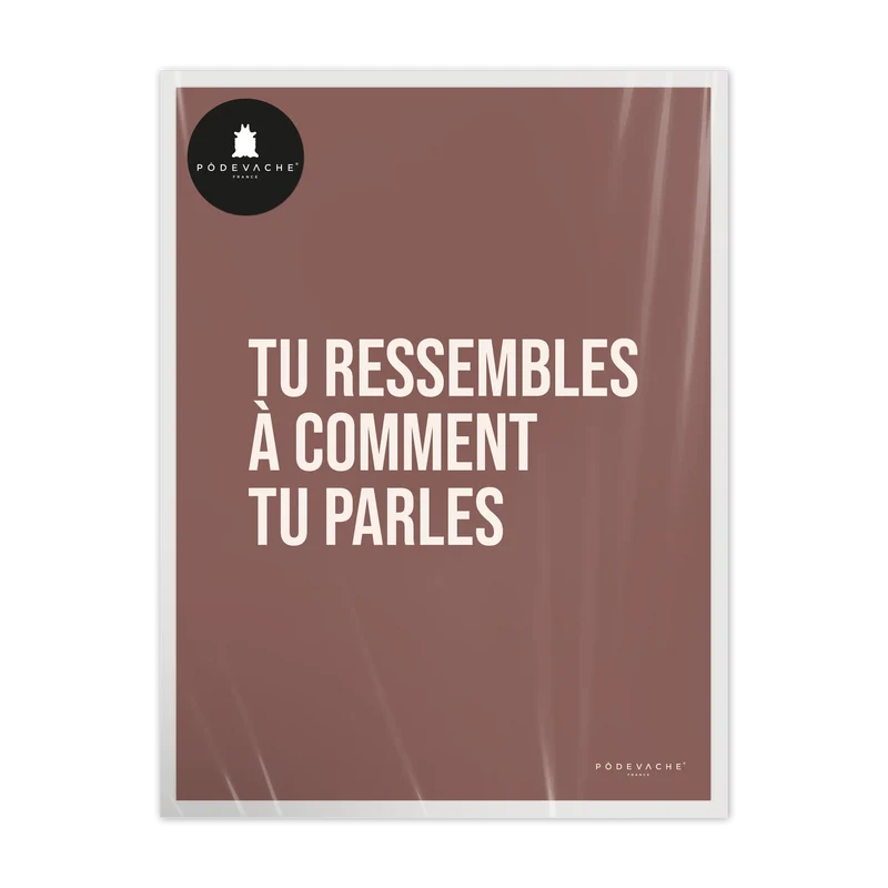 Affiche ou affiche encadrée Tu Ressembles