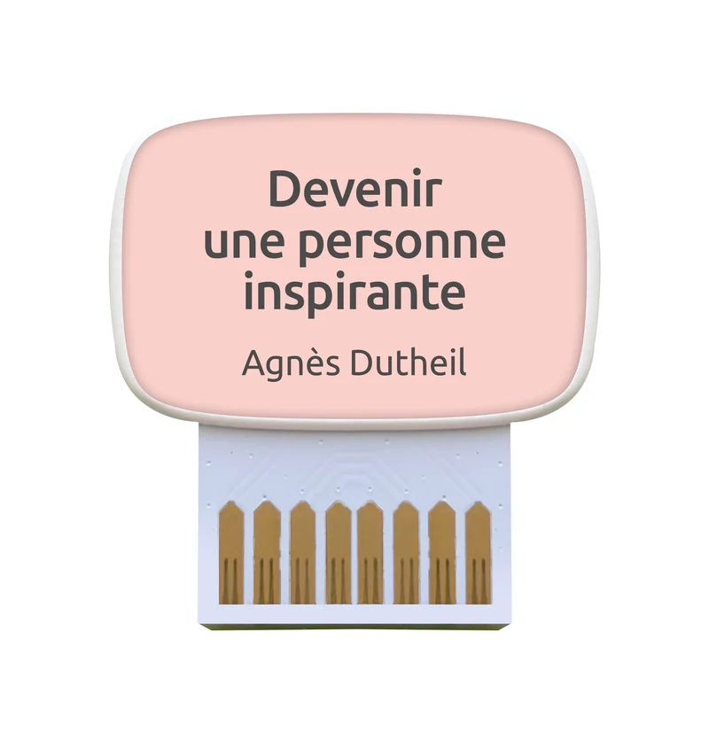 Carte de coaching "Devenir une personne inspirante"