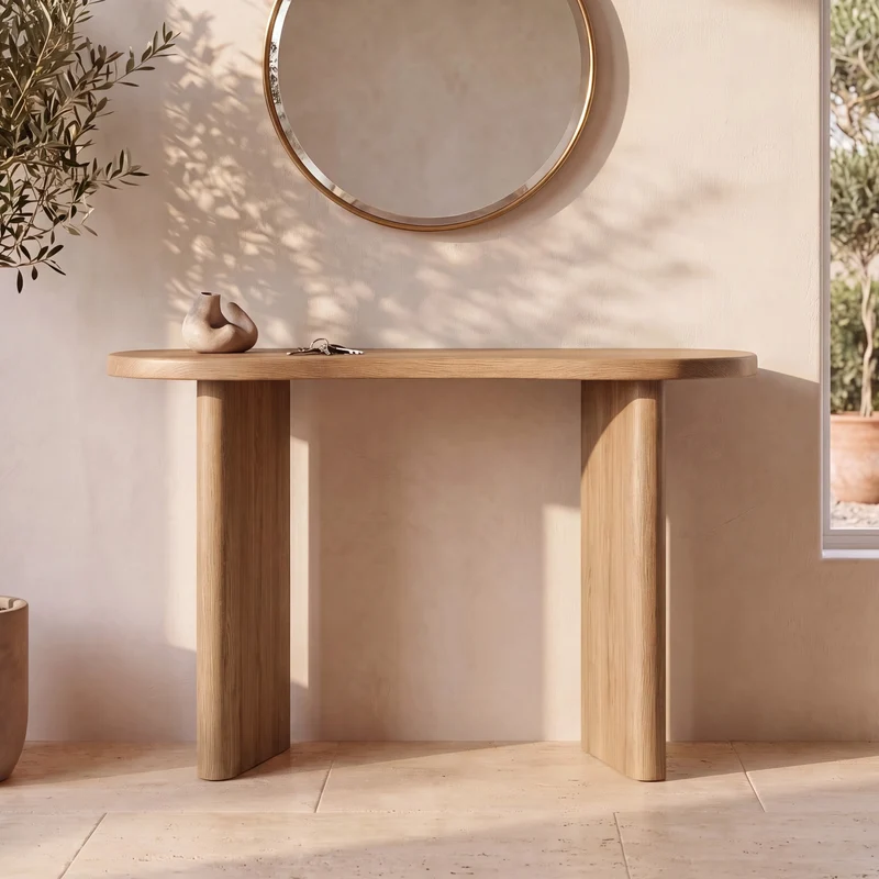Console Brandan en bois massif de mindi