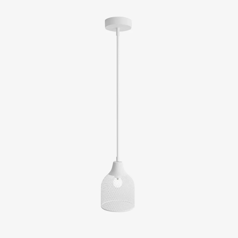 Suspension en m tal blanc