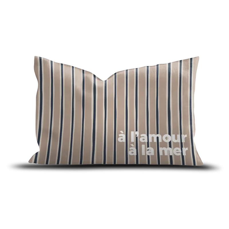 Coussin extérieur Stripe Amour a Mer