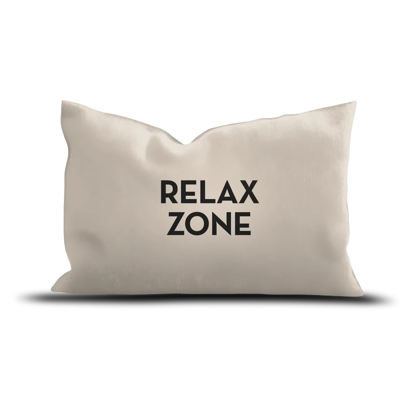 Coussin Velours Relax Zone