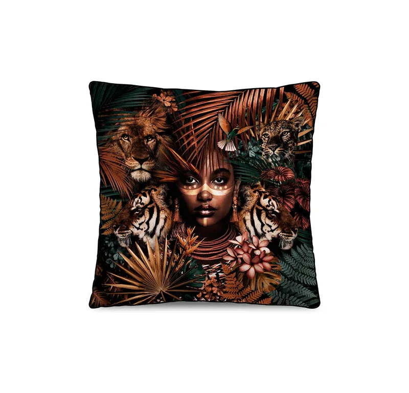 Coussin velours Sinko