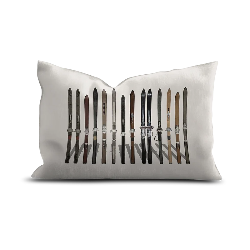 Coussin Velours Ski Bettmeralp