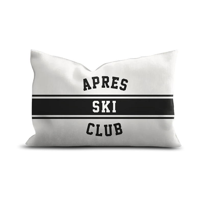Coussin Velours Ski Megève
