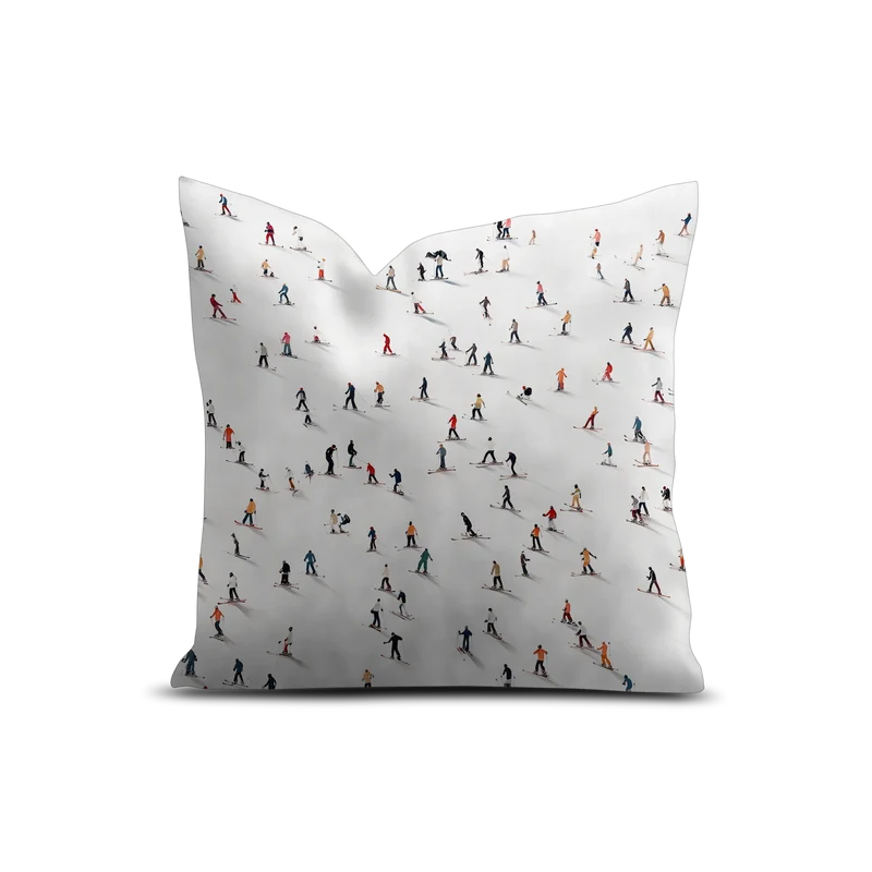 Coussin Velours Ski Vipiteno