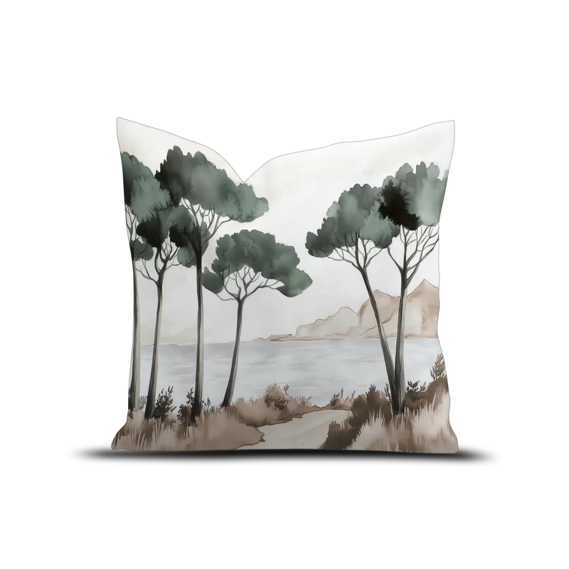 Coussin velours Strapouries