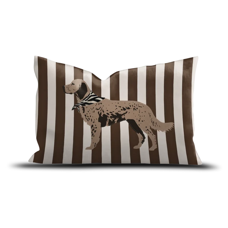 Coussin velours Stripes Big Dog