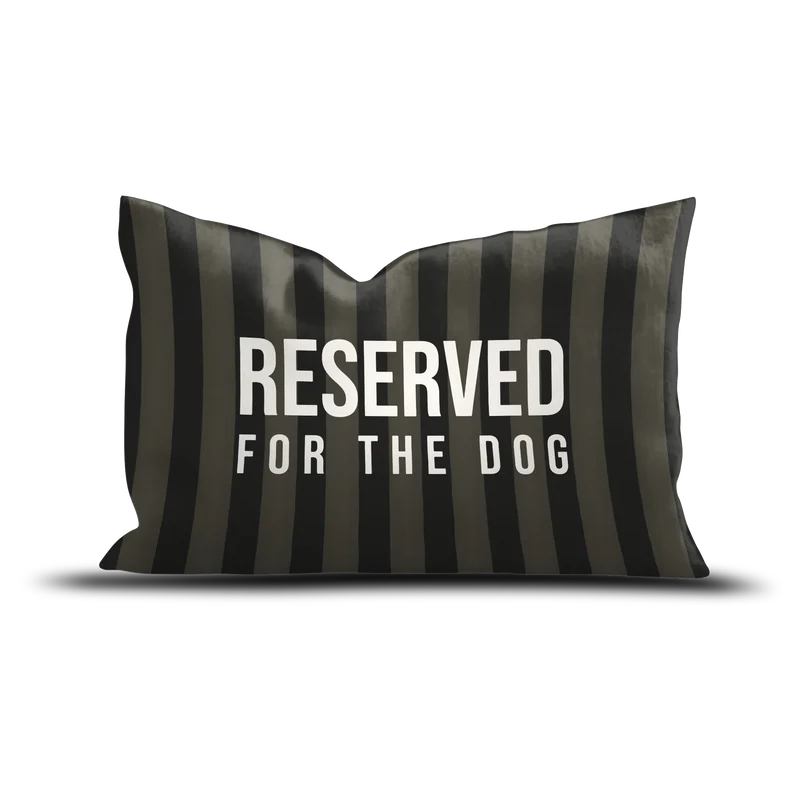 Coussin velours Stripes Dog